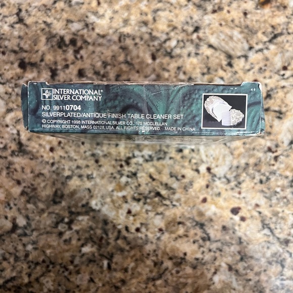 Vintage Silverplated/Antique Finish Table Cleaner Set - Picture 4 of 4